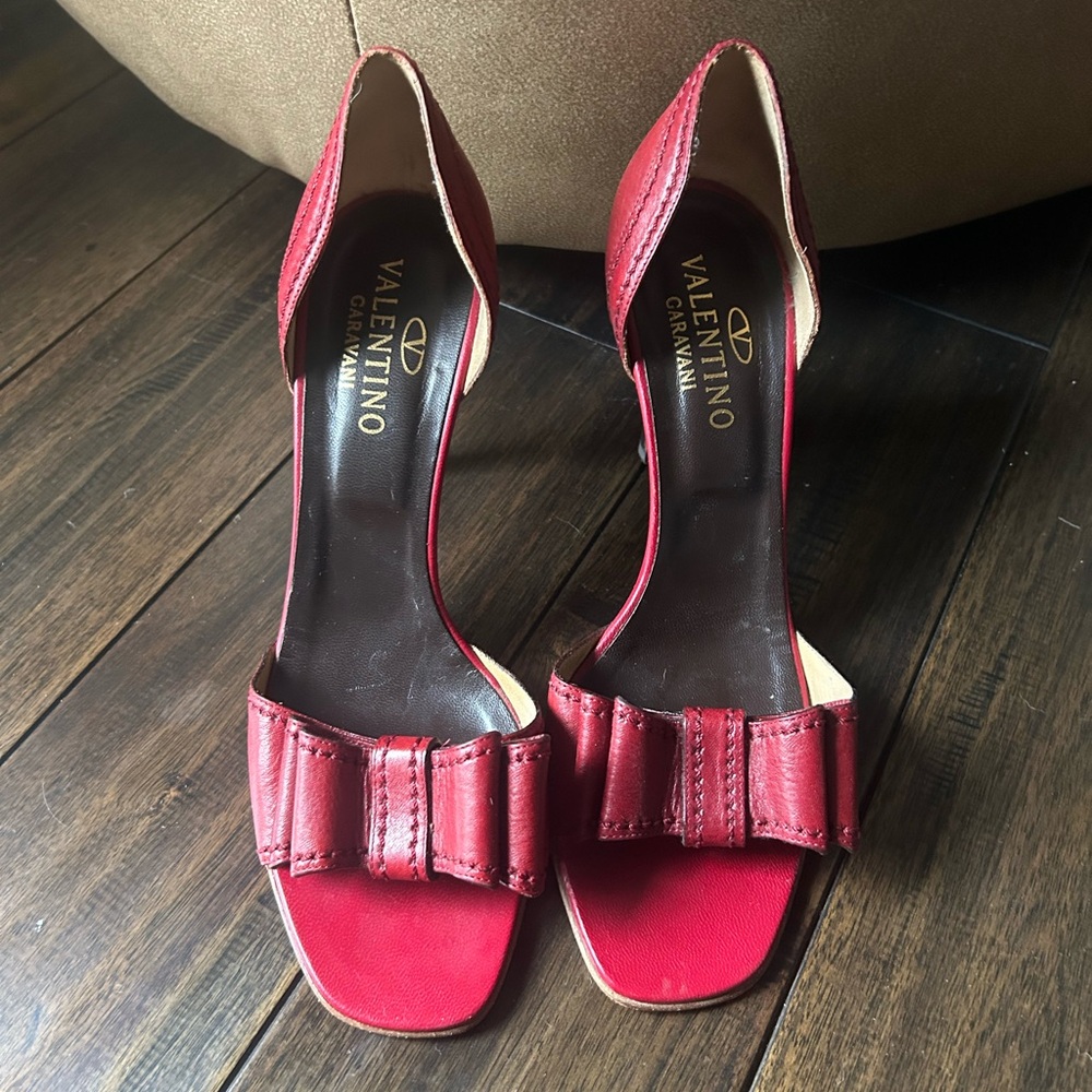 Valentino Garavani Red Bow Heels